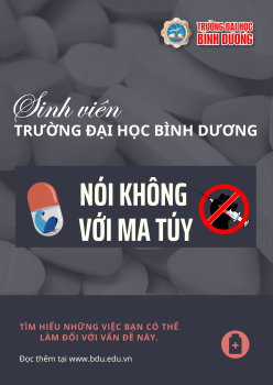 Sinh viên Đại học Bình Dương nói không với ma túy