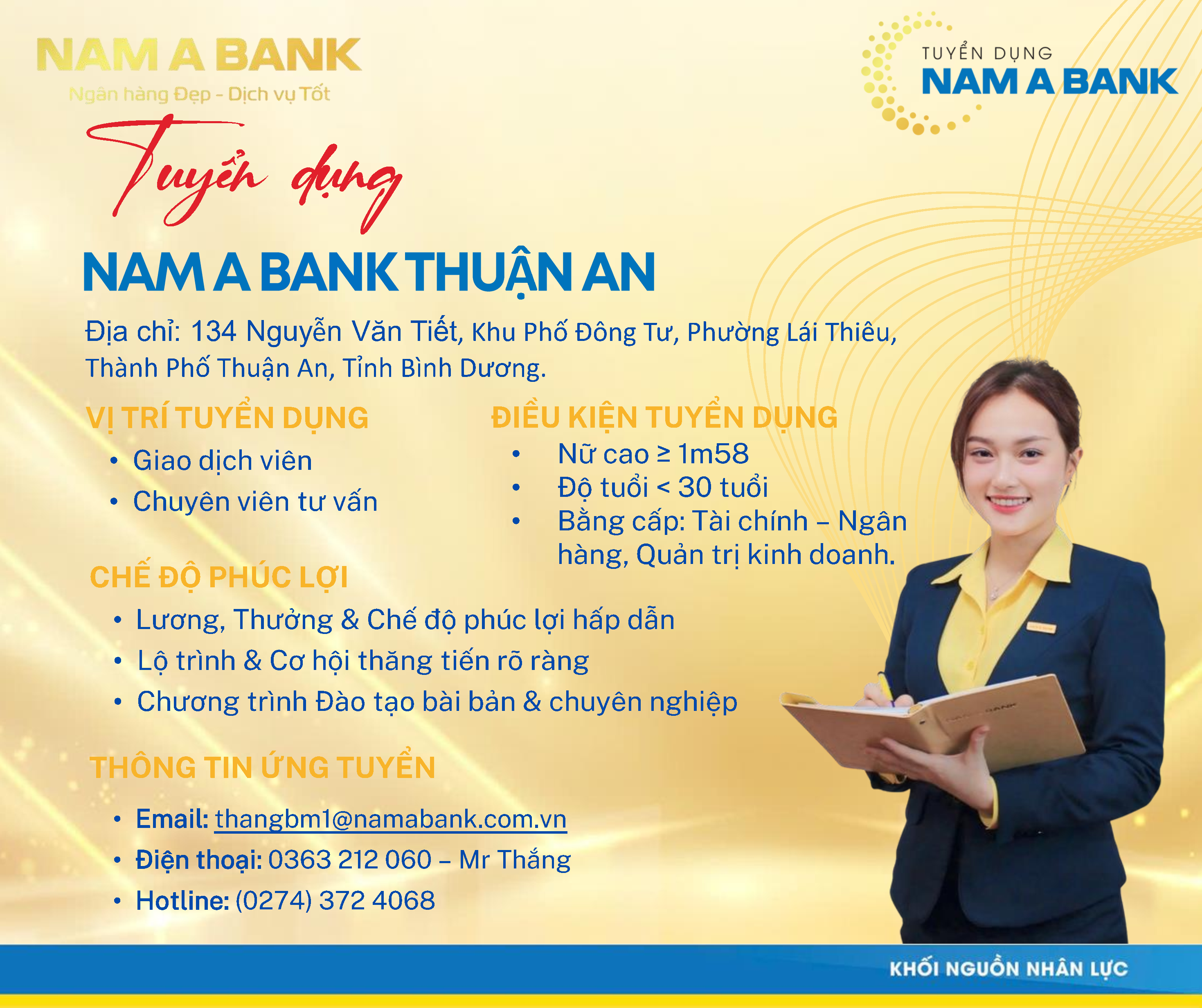 ngan hang Nam A Poster TD 2025 P KT